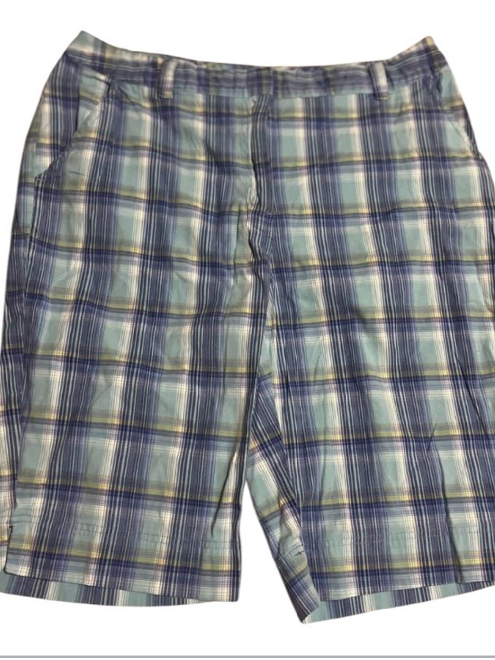Kim Rogers ~ Shorts ~ Women’s ~ Size 14 ~ Large ~ Cotton & Spandex ~ Plaid